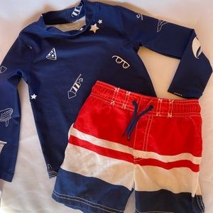 Carters 2t swimset